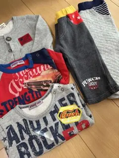 ベビー服 80センチトップス パンツ　合計5点セット まとめ売り
