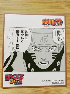 アニメイト ジャンプフェア 特典 ミニ色紙 NARUTO