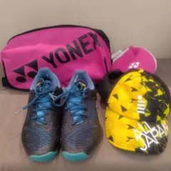 yonex sonicage2 、シューズケース、キャップ2個セット