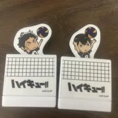 ハイキュー!! すき家コラボ　スタンプ　2個セット　赤葦京治　影山飛雄