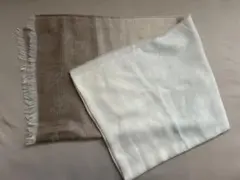 ストール ホワイト ベージュ