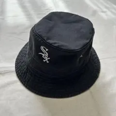 47 ホワイトソックス バケットハット SOX 黒 ブラック