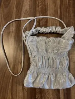 【週末10%OFFセール中】 LEPSIM シルバーショルダーバッグ