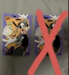 香港ディズニーランド　コレクタブルカード　グーフィー