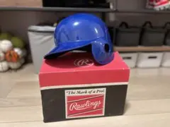 【廃盤品、未使用】Rawlings 軟式野球ヘルメット O 青 JSBBのサムネイル