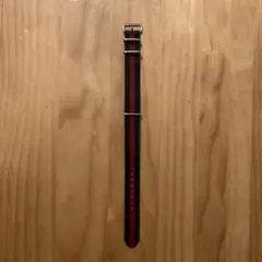 時計　ベルト　赤　青　ジェームスボンド