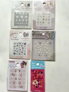 ネイルシールセット 6種入り