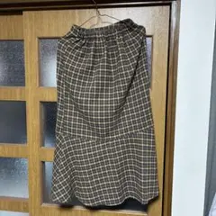 OLIVE des OLIVEチェック柄フレアスカート サイズF