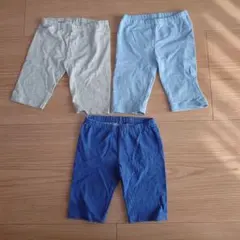 ユニクロ　レギンス　5分丈　3枚セット