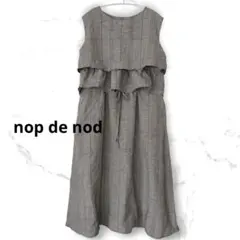 nop de nod ノップドゥノッド　リネン　2wayノースリーブワンピース