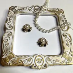 オートクチュール風イヤリングorピアスモチーフ