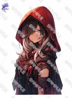 kokoshop オリジナル　人物ステッカーNo.686