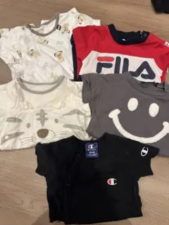 ロンパース5点セット 50-70cm チャンピオン FILA ベビー服