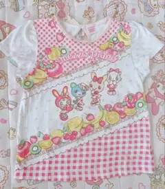 平成レトロ‼️ベリエちゃんmezzo piano ストロベリー柄 Tシャツ - メルカリ