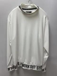 LUXE/R ストレッチナイロンプルオーバーモックネック M