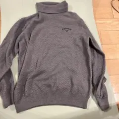 Callaway グレー タートルネックニット