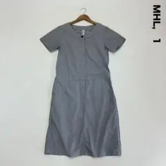 MHL, 千鳥格子チェック柄半袖コットンワンピース 1 モノトーンのサムネイル