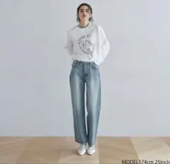 Sea Room lynn ヘムスリットボタンフライ SRN02