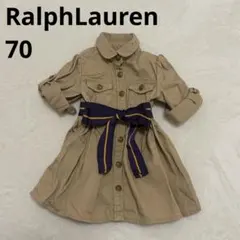 ラルフローレン/半袖、長袖ワンピース/襟付き/女の子ベビー/70/6Mのサムネイル