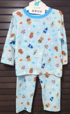 今月末限定価格 미사용 品 西松屋 アンパンマン 腹巻付きパジャマ 95cm 総柄