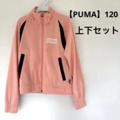 【120】PUMA ジャージ上下セット　ピンク　女の子　プーマ