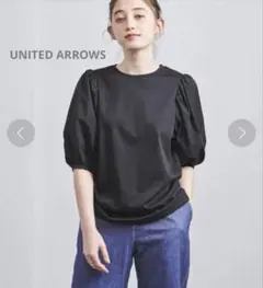 【美品】ユナイテッドアローズ　パフスリーブブラウス 2026年最新】UnitedARROWS ユナイテッドアローズ パフスリーブブラウス