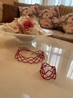 クリスタルビーズ❣️バンドメイドチョーカー＆ブレスセット‼️オーストリア工房購入❣️