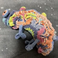 あみぐるみエコバッグ　カメレオン