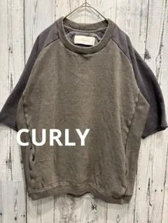♠️ CURLY カーリー　半袖クルーネックニット　プルオーバー　日本製