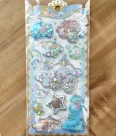 サンリオキャラクターズ　キラキラウォーターインシール　シナモンロール