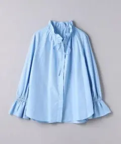 タグ付き　ユナイテッドアローズ　定番大人気　フリルカラー フレアスリーブブラウス