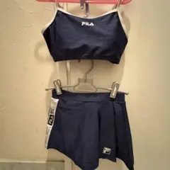 FILA 水着セット ネイビー タンクトップとスカート