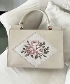 ローズ刺繍バッグ an another angelus