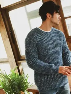 ベイフロー　BAYFLOW  ブルーニットのサムネイル