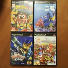 クラッシュ4■ニモ■ラチェット■ジャック×ダクスター　PS2ソフト　4本セット