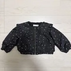 ブランシェス ブルゾン ジャンパー ドット 90cmのサムネイル