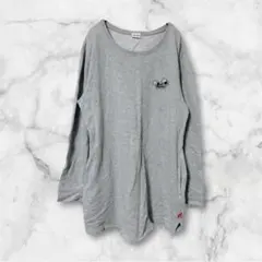 drug store's ドラッグストアーズ チュニック グレー ブタワッペン