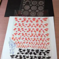 彼岸花　きつねシートセット