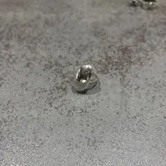 シルバー オーバル型リング 調整可能　ヴィンテージ