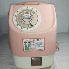 昭和レトロ 電電公社 田村電機 電話機 1973年製 公衆電話 ピンク電話