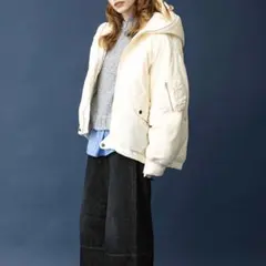 Johnbull ジョンブル シンサレートフーディパフブルゾン