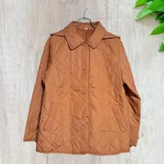 ブラウン キルティングジャケット LLサイズ