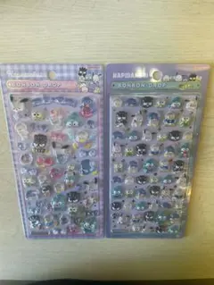 国内正規品　サンリオボンボンドロップシール　はぴだんぶい　2種セット