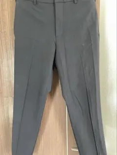 【美品】UNIQLO スラックスウエスト79 Mサイズ 紺色 ネイビー