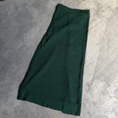 AZUL by moussy ニットスカート　グリーン