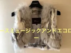 アースミュージックアンドエコロジー　LIFE ノースリーブファーベスト サイズ0