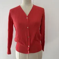 美品　Vｉｓ　Vネック　長袖　カーディガン　F　薄手ニット
