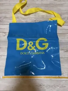 DOLCE&GABBANA D&G トートバッグ ブルー イエロー　ビーチにものサムネイル