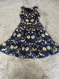 美品　Brooks Brothers ノースリーブ ワンピース 花柄のサムネイル