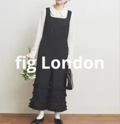 fig London デコツナギ オールインワン ブラック フリルのサムネイル